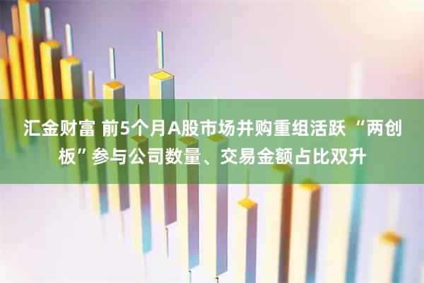汇金财富 前5个月A股市场并购重组活跃 “两创板”参与公司数量、交易金额占比双升